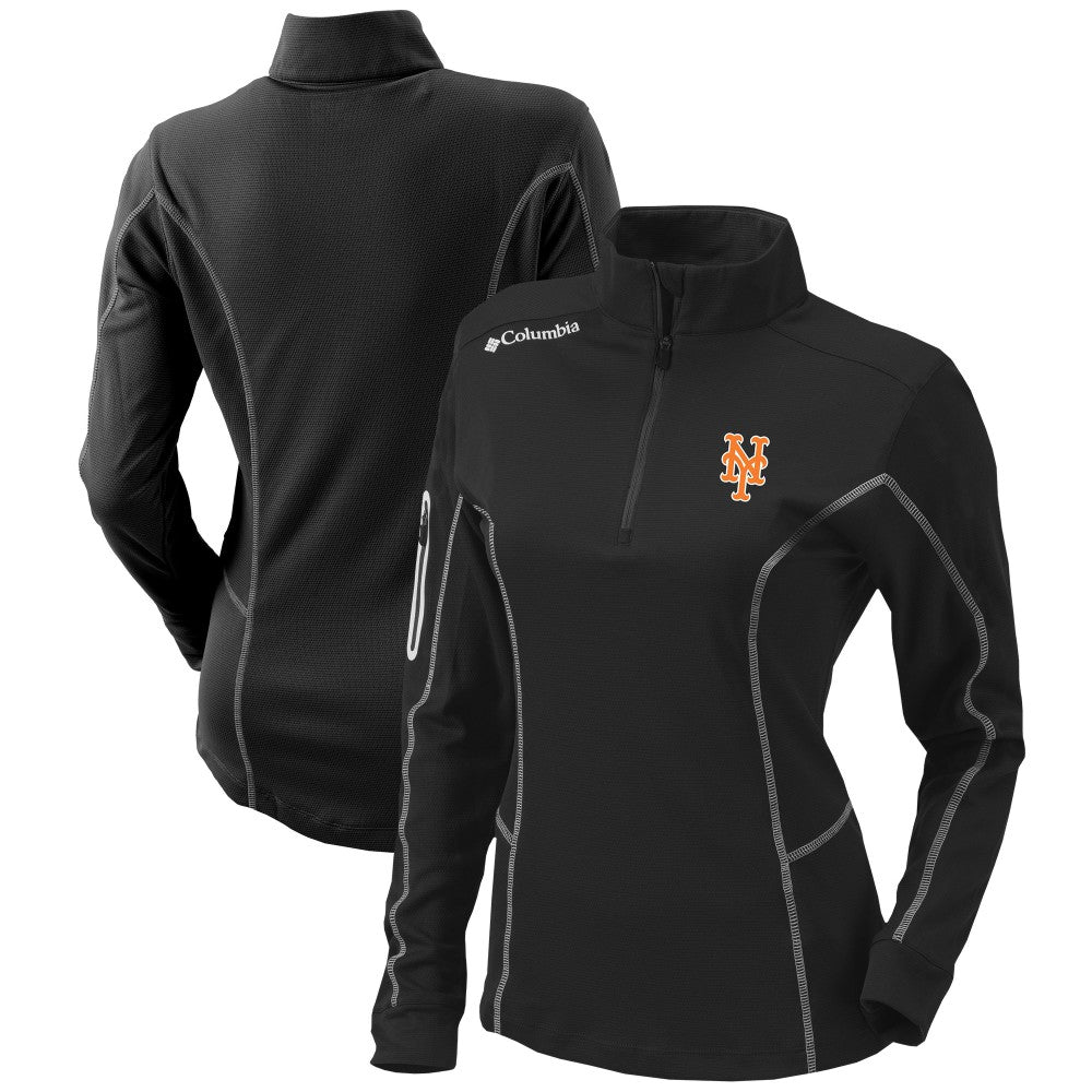 New York Mets Columbia Women's Omni-Wick Shotgun Quarter-Zip Pullover Top | MLB On Sale
