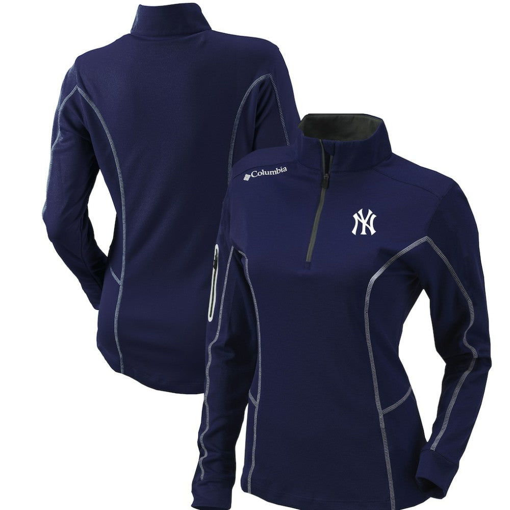 New York Yankees Columbia Women's Omni-Wick Shotgun Quarter-Zip Pullover Top | MLB For sale