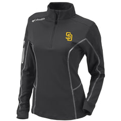 San Diego Padres Columbia Women's Omni-Wick Shotgun Quarter-Zip Pullover Top | MLB For sale