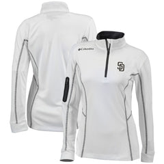 San Diego Padres Columbia Women's Omni-Wick Shotgun Quarter-Zip Pullover Top | MLB Outlet