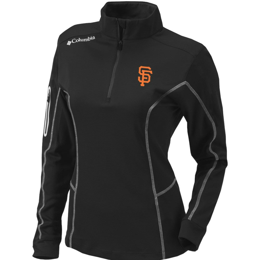 San Francisco Giants Columbia Women's Omni-Wick Shotgun Quarter-Zip Pullover Top | MLB Shop