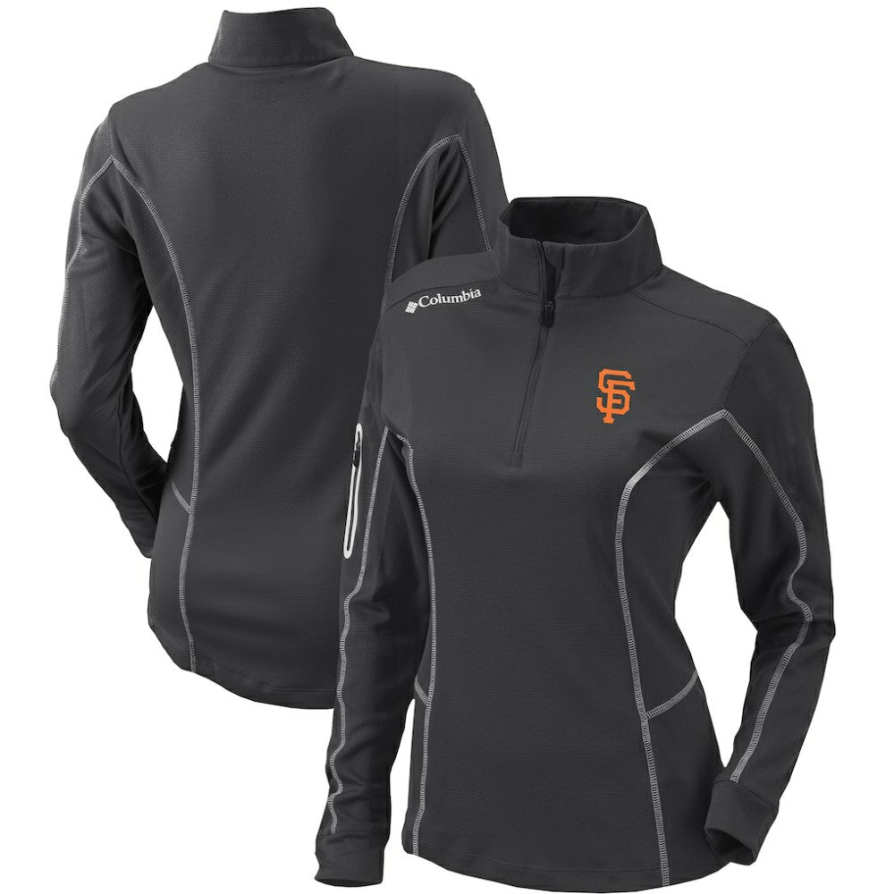 San Francisco Giants Columbia Women's Omni-Wick Shotgun Quarter-Zip Pullover Top | MLB Outlet