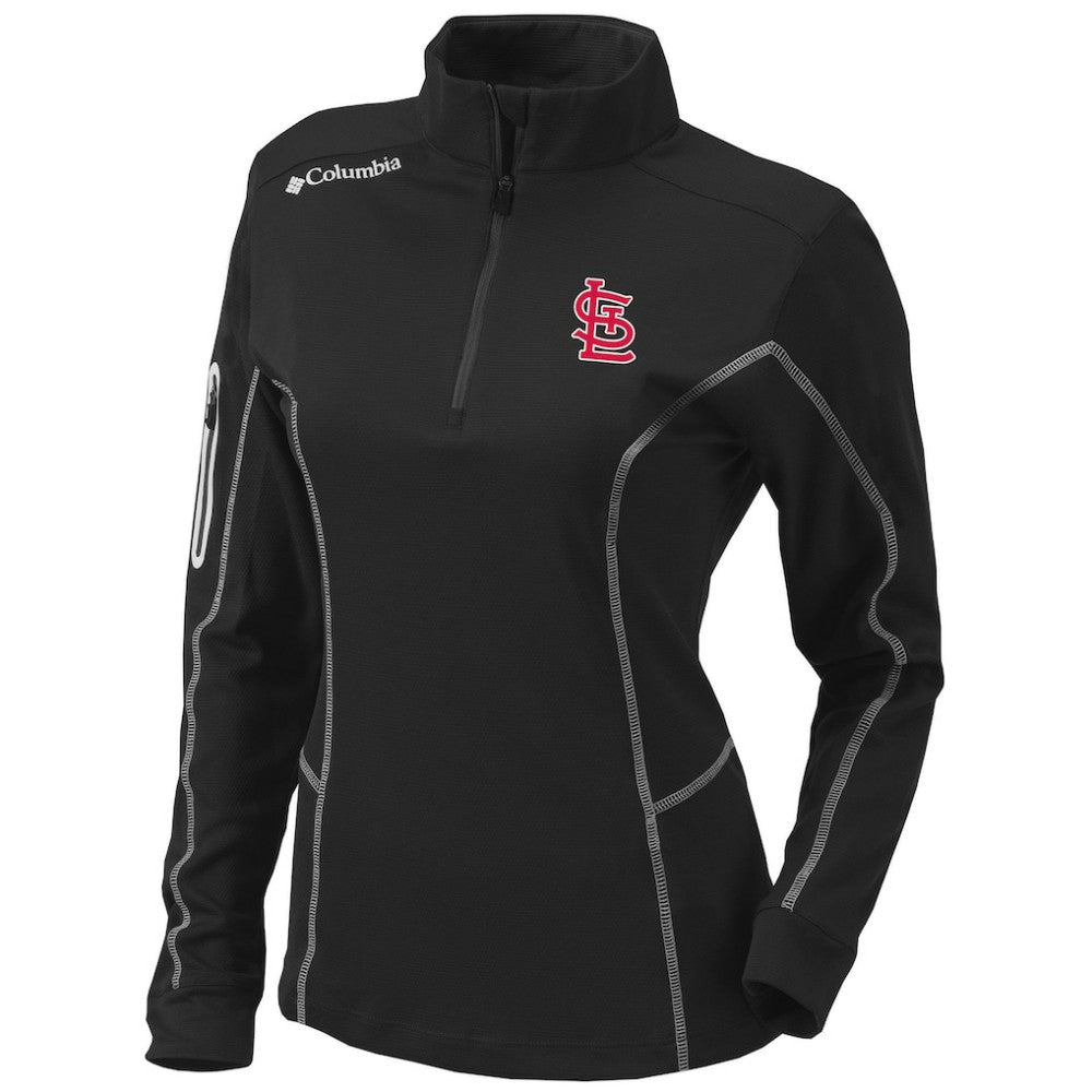 St. Louis Cardinals Columbia Women's Omni-Wick Shotgun Quarter-Zip Pullover Top | MLB Outlet