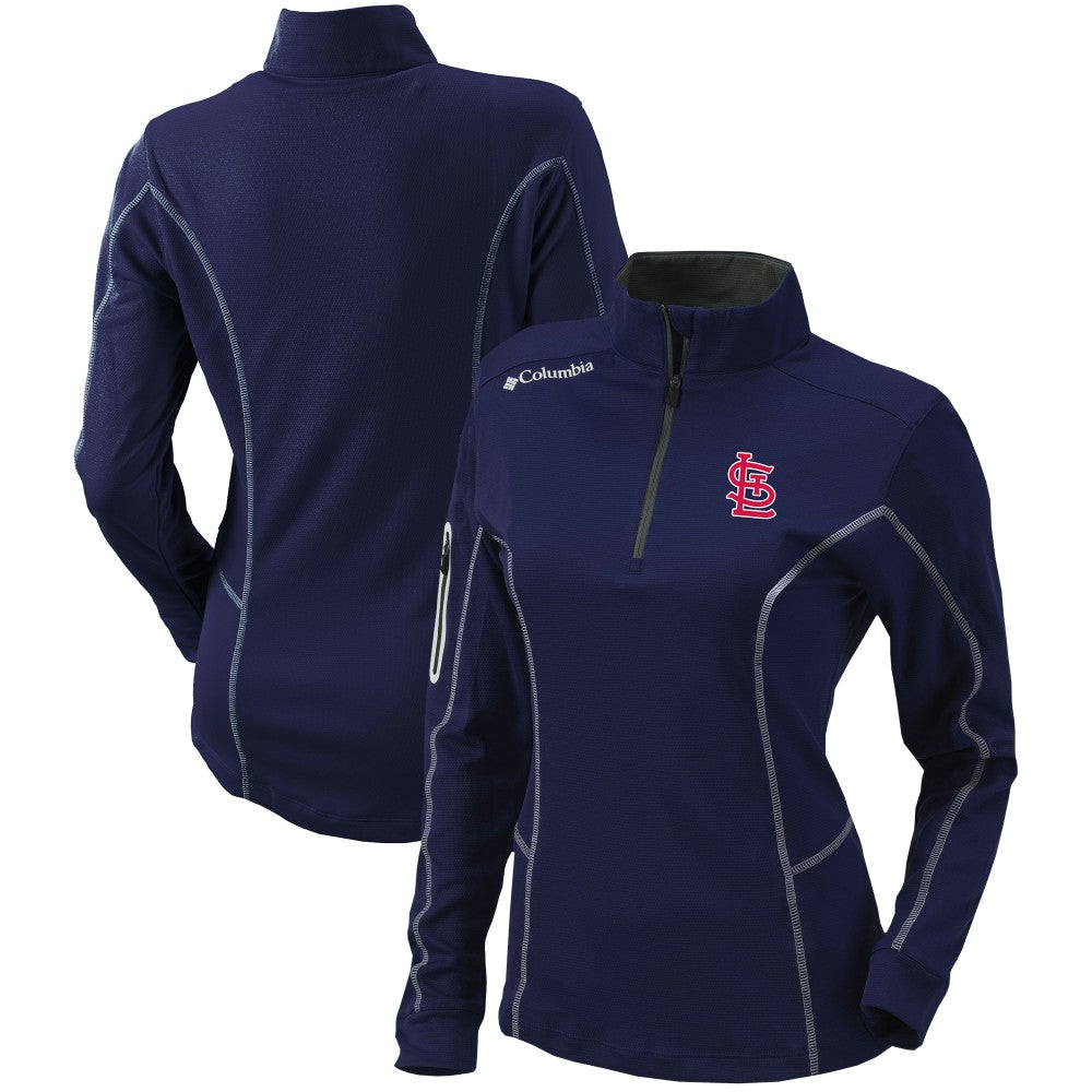 St. Louis Cardinals Columbia Women's Omni-Wick Shotgun Quarter-Zip Pullover Top | MLB Discount