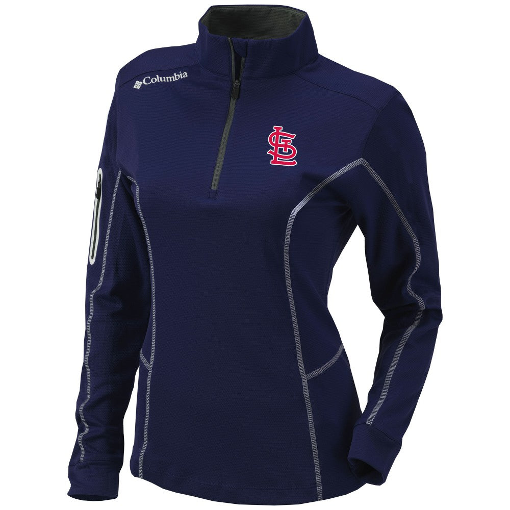 St. Louis Cardinals Columbia Women's Omni-Wick Shotgun Quarter-Zip Pullover Top | MLB Discount