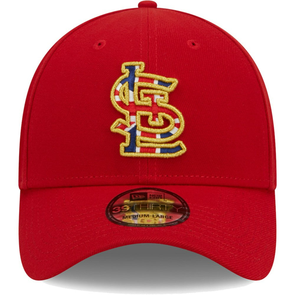 St. Louis Cardinals New Era 2023 MLB World Tour: London Series Flag Fill 39THIRTY Flex Hat | MLB Shop