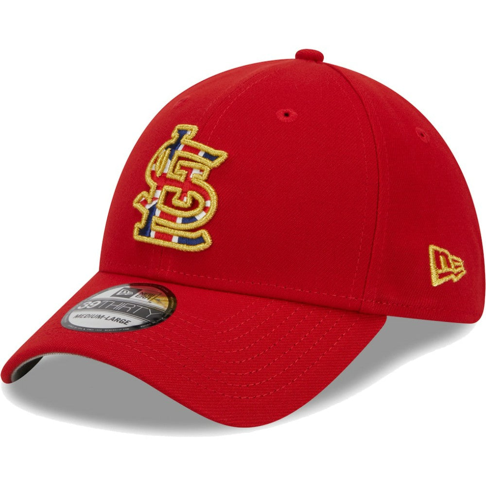 St. Louis Cardinals New Era 2023 MLB World Tour: London Series Flag Fill 39THIRTY Flex Hat | MLB Shop