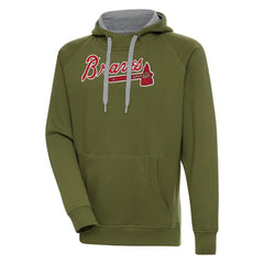 Atlanta Braves Antigua Victory Pullover Hoodie | MLB Shop
