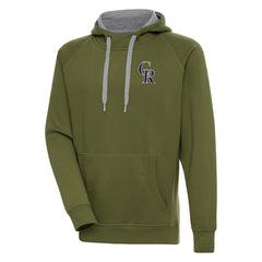 Colorado Rockies Antigua Victory Pullover Hoodie | MLB Sale