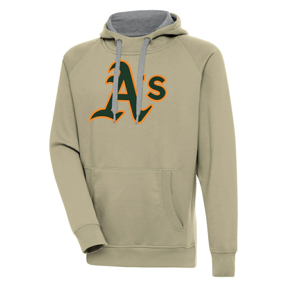 Athletics Antigua Victory Pullover Hoodie | MLB Outlet