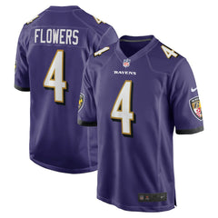Baltimore Ravens Nike Zay Flowers  Game Jersey
