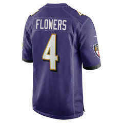 Baltimore Ravens Nike Zay Flowers  Game Jersey