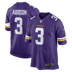Minnesota Vikings Nike Jordan Addison  Game Jersey
