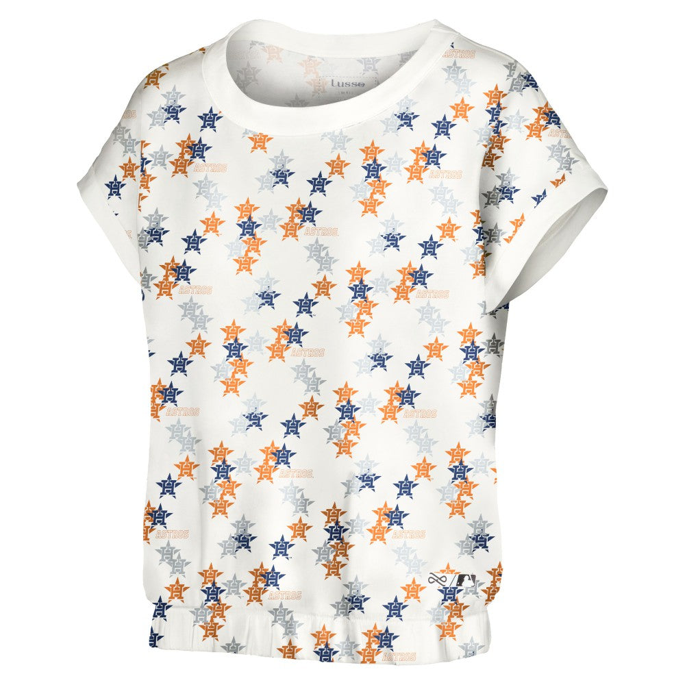 Houston Astros Lusso Women's Madge Dolman Tri-Blend T-Shirt | MLB Near me