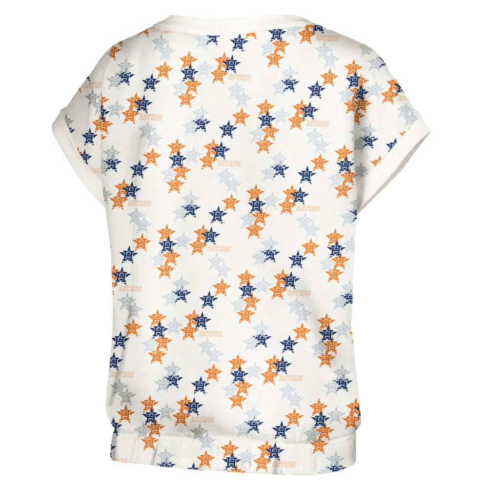 Houston Astros Lusso Women's Madge Dolman Tri-Blend T-Shirt | MLB Near me