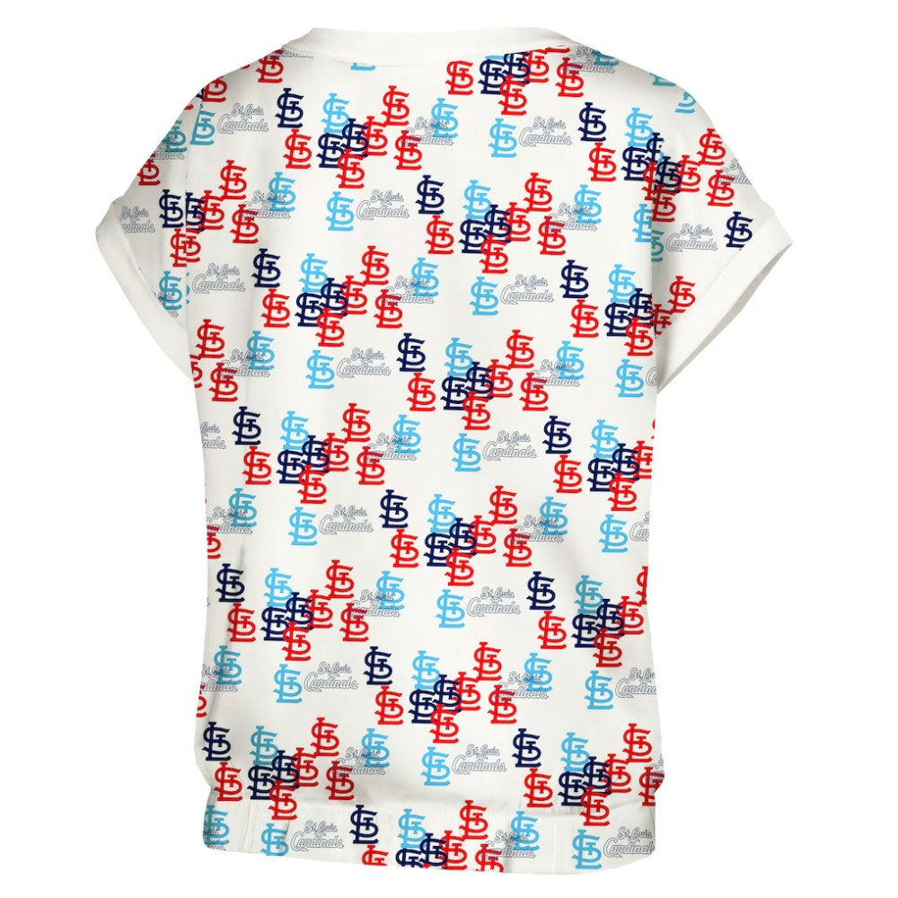 St. Louis Cardinals Lusso Women's Madge Dolman Tri-Blend T-Shirt | MLB Near me