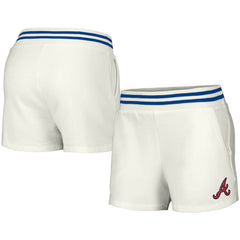 Atlanta Braves Lusso Women's Maeg Tri-Blend Pocket Shorts | MLB Sale