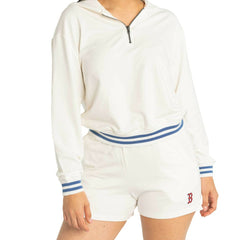 Boston Red Sox Lusso Women's Maeg Tri-Blend Pocket Shorts | MLB Shop