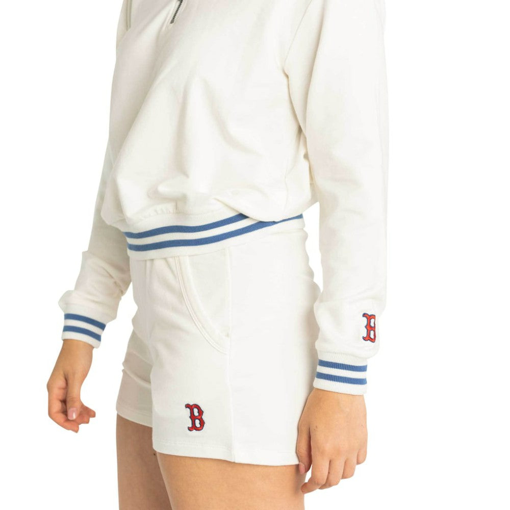 Boston Red Sox Lusso Women's Maeg Tri-Blend Pocket Shorts | MLB Shop