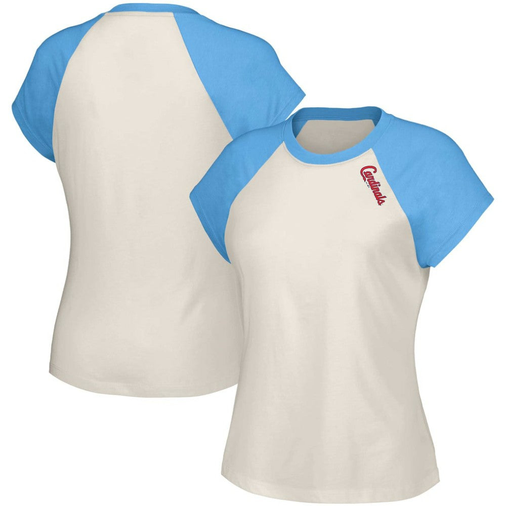 St. Louis Cardinals Lusso Women's Nikki Raglan T-Shirt | MLB Shop