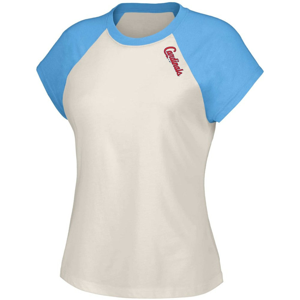 St. Louis Cardinals Lusso Women's Nikki Raglan T-Shirt | MLB Shop