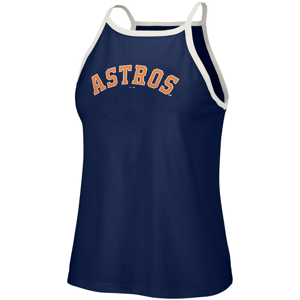 Houston Astros Lusso Women's Nadine Halter Tank Top | MLB Online