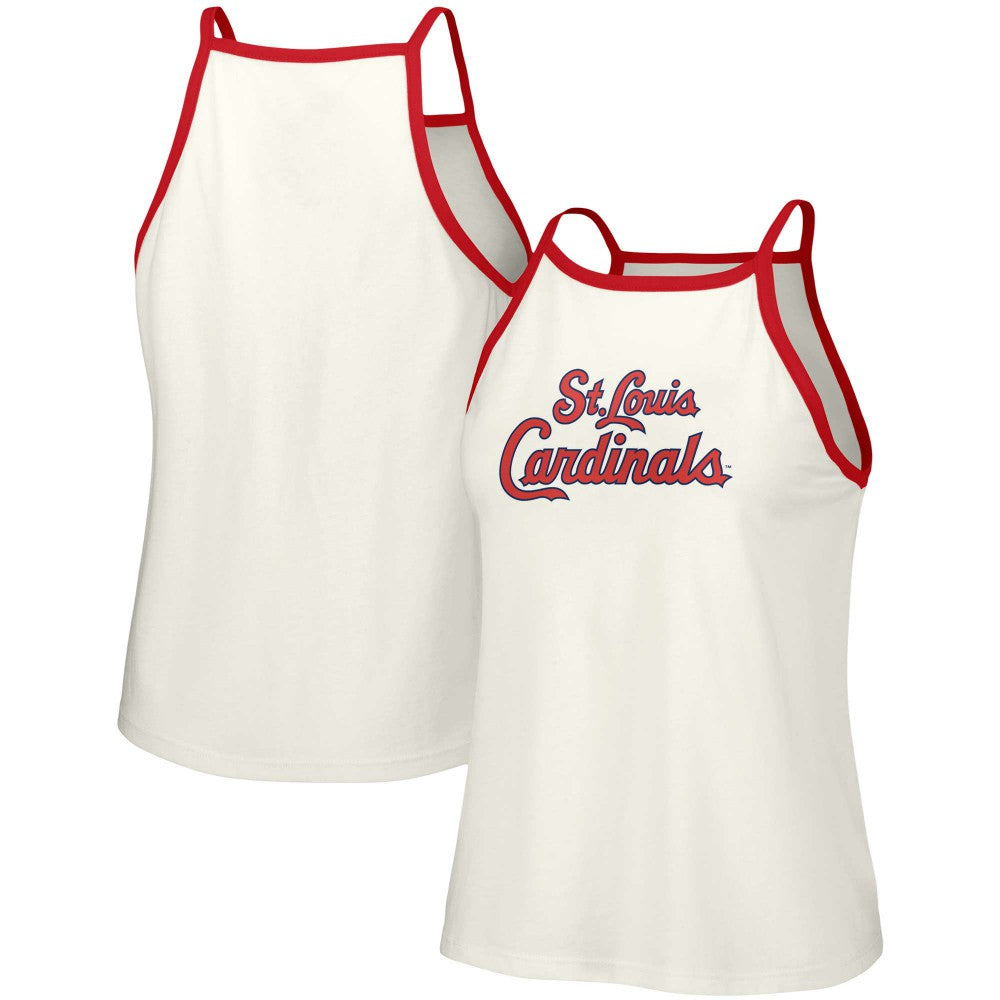 St. Louis Cardinals Lusso Women's Nadine Halter Tank Top | MLB Sale