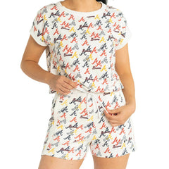 Atlanta Braves Lusso Women's Marge Shorts | MLB US