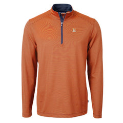 Houston Astros Cutter & Buck Virtue Eco Pique Micro Stripe Recycled Quarter-Zip Pullover Top | MLB US