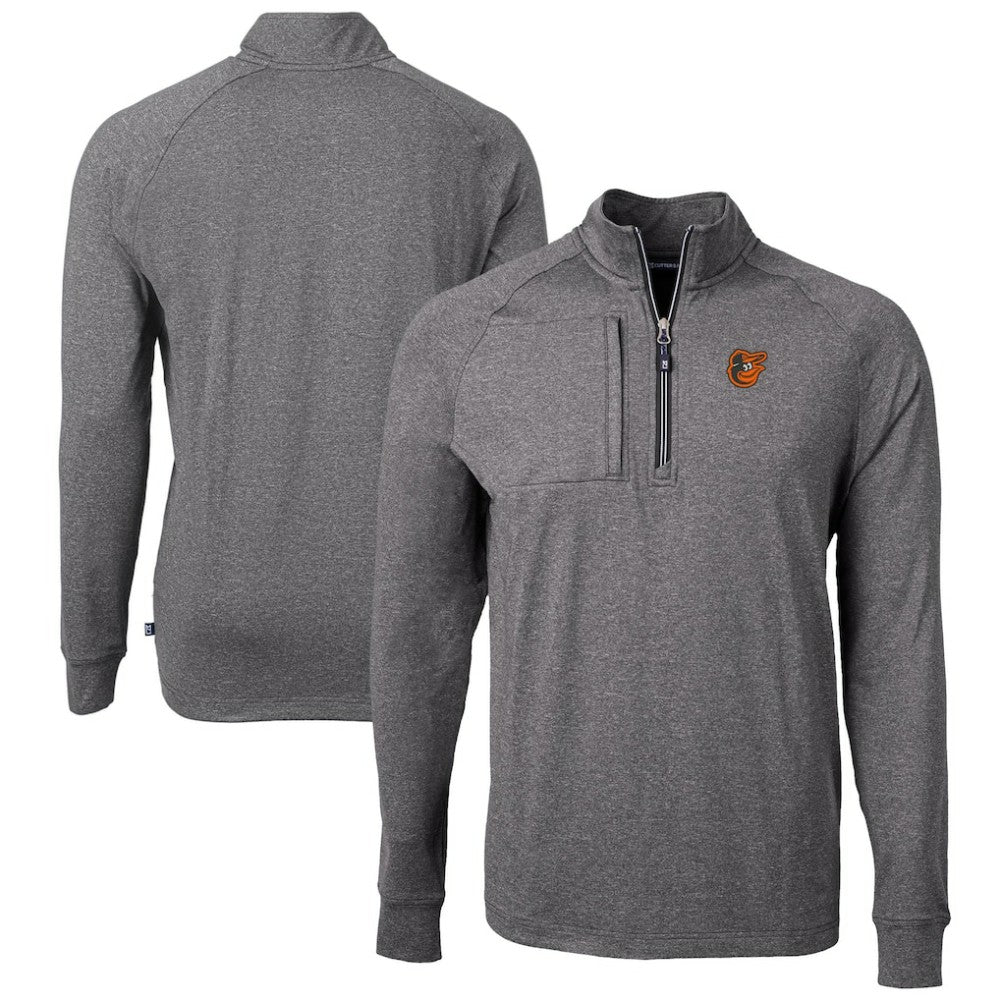Baltimore Orioles Cutter & Buck Adapt Eco Knit Stretch Recycled Quarter-Zip Pullover Top | MLB For sale