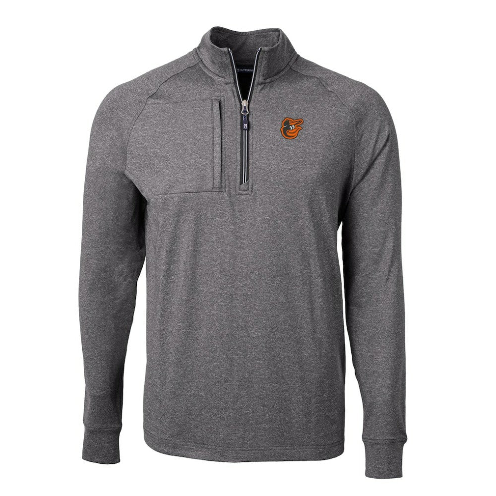 Baltimore Orioles Cutter & Buck Adapt Eco Knit Stretch Recycled Quarter-Zip Pullover Top | MLB For sale