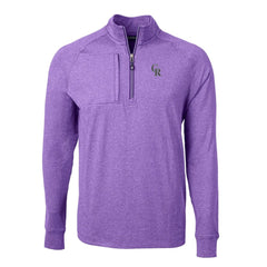 Colorado Rockies Cutter & Buck Adapt Eco Knit Stretch Recycled Quarter-Zip Pullover Top | MLB On Sale