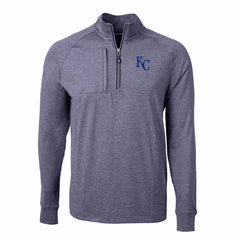 Kansas City Royals Cutter & Buck Adapt Eco Knit Stretch Recycled Quarter-Zip Pullover Top | MLB US