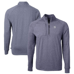 New York Yankees Cutter & Buck Adapt Eco Knit Stretch Recycled Quarter-Zip Pullover Top | MLB Near me