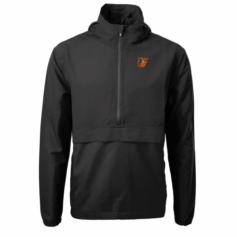 Baltimore Orioles Cutter & Buck Charter Eco Recycled Half-Zip Anorak Jacket | MLB On Sale
