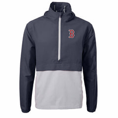 Boston Red Sox Cutter & Buck Charter Eco Recycled Half-Zip Anorak Jacket | MLB Sale