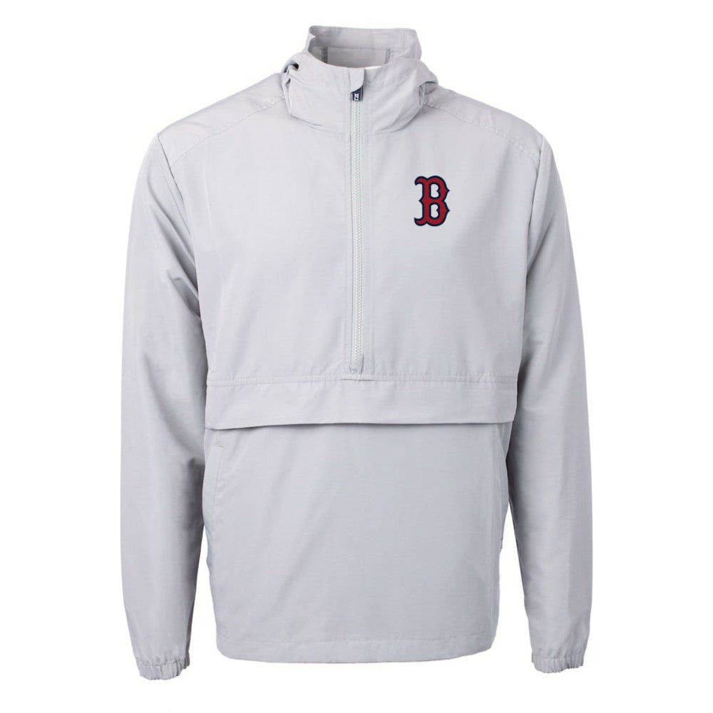 Boston Red Sox Cutter & Buck Charter Eco Recycled Half-Zip Anorak Jacket | MLB Online