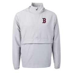 Boston Red Sox Cutter & Buck Charter Eco Recycled Half-Zip Anorak Jacket | MLB Online