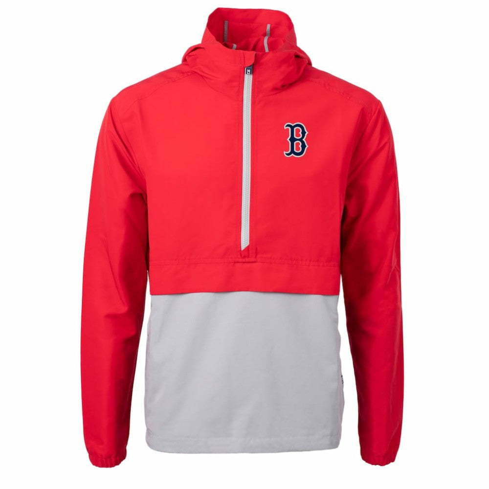 Boston Red Sox Cutter & Buck Charter Eco Recycled Half-Zip Anorak Jacket | MLB Online