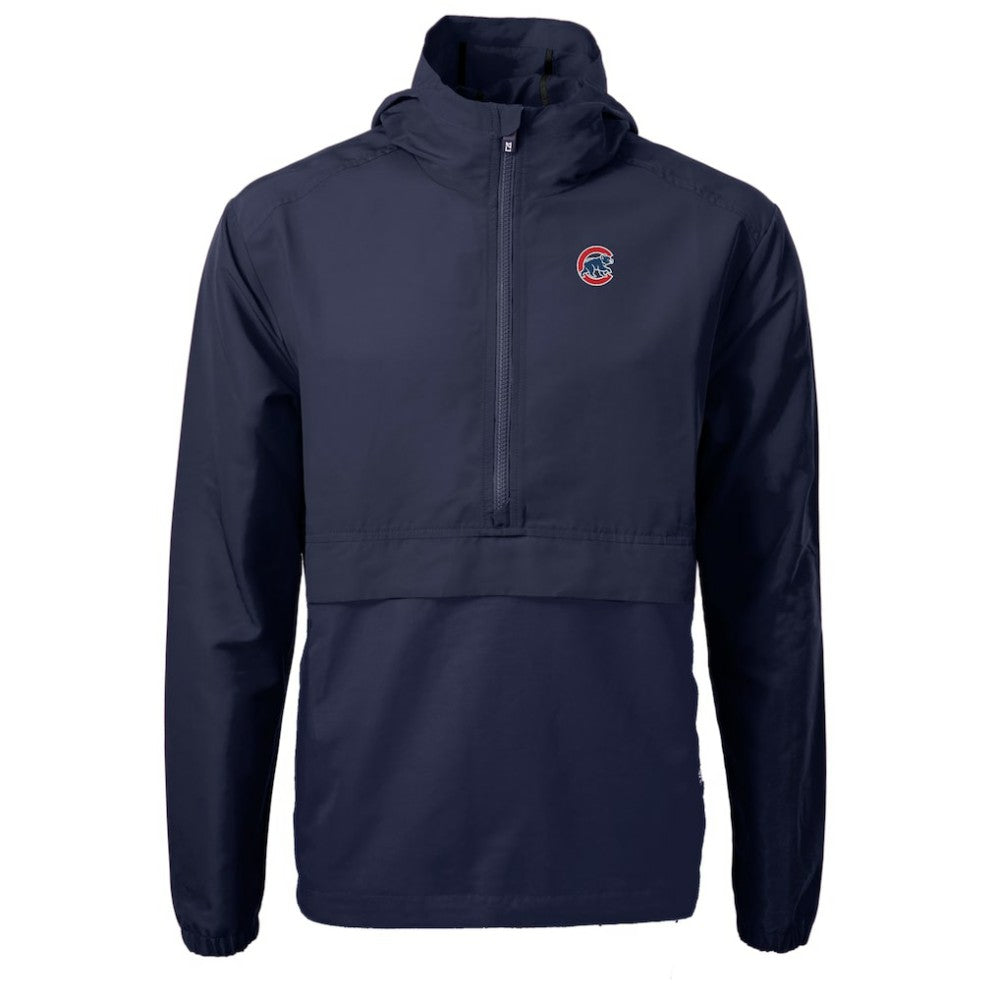Chicago Cubs Cutter & Buck Charter Eco Recycled Half-Zip Anorak Jacket | MLB Shop