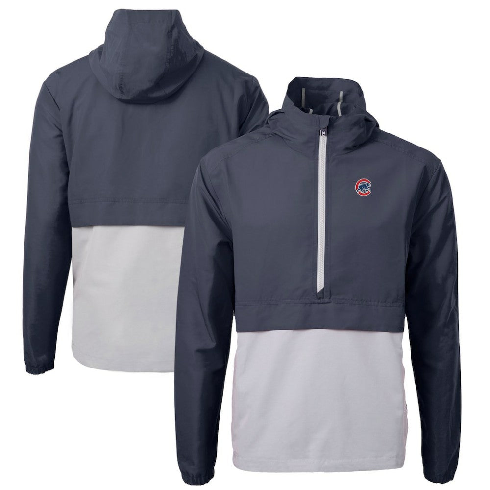 Chicago Cubs Cutter & Buck Charter Eco Recycled Half-Zip Anorak Jacket | MLB Shop