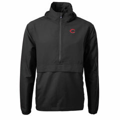 Cincinnati Reds Cutter & Buck Charter Eco Recycled Half-Zip Anorak Jacket | MLB Discount