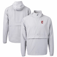 Cleveland Guardians Cutter & Buck Charter Eco Recycled Half-Zip Anorak Jacket | MLB On Sale