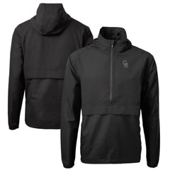 Colorado Rockies Cutter & Buck Charter Eco Recycled Half-Zip Anorak Jacket | MLB US
