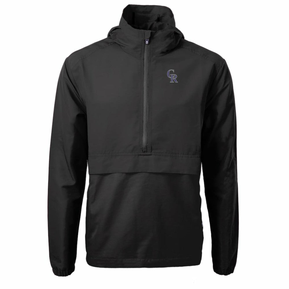 Colorado Rockies Cutter & Buck Charter Eco Recycled Half-Zip Anorak Jacket | MLB US