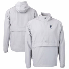 Detroit Tigers Cutter & Buck Charter Eco Recycled Half-Zip Anorak Jacket | MLB On Sale