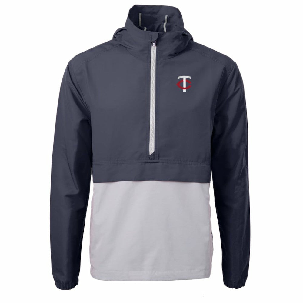 Minnesota Twins Cutter & Buck Charter Eco Recycled Half-Zip Anorak Jacket | MLB Shop