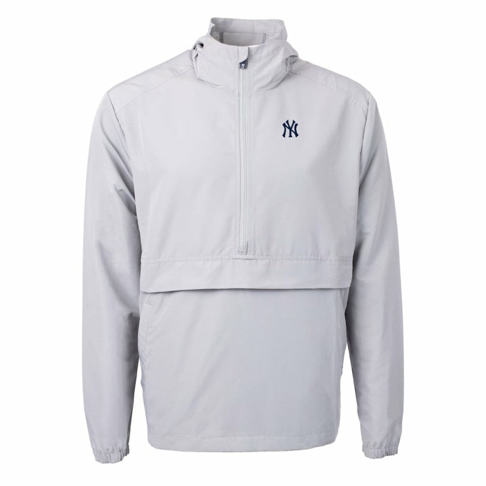 New York Yankees Cutter & Buck Charter Eco Recycled Half-Zip Anorak Jacket | MLB Outlet