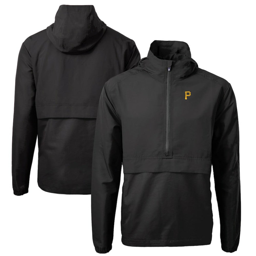 Pittsburgh Pirates Cutter & Buck Charter Eco Recycled Half-Zip Anorak Jacket | MLB US