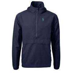 Seattle Mariners Cutter & Buck Charter Eco Recycled Half-Zip Anorak Jacket | MLB Online